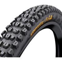 Continental Kryptotal MTB tyre, 27.5"x2.4", black with rugged tread pattern and yellow branding.