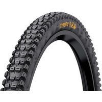 Black Continental MTB tyre 29" x 2.4" with aggressive tread pattern and yellow logo on sidewall.