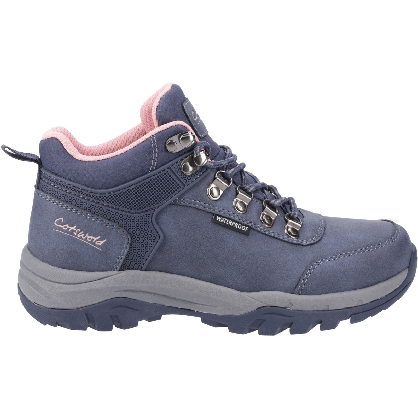 Cotswold Overbury Polyurethane Women's Navy Hiking Boots - image 5