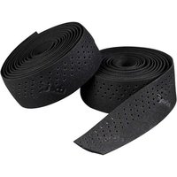 Black Deda Traforato perforated handlebar tape with textured surface, rolled in two coils.