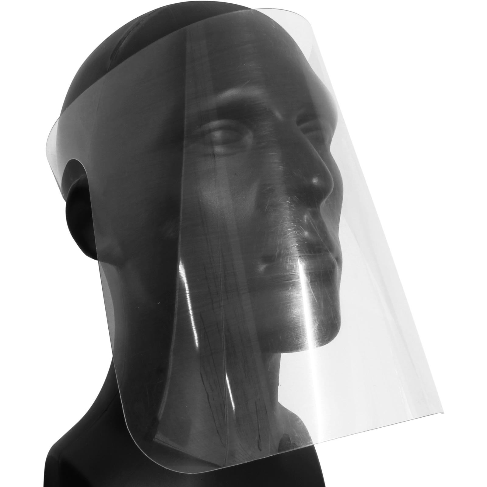 Disposable Plastic Visors (Non-Sterile) Clear - 10 Visors [1 BAG - QTY: 10 VISORS] - image 2
