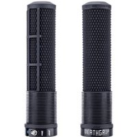 Black DMR DeathGrip 2 bike grips with textured rubber surface and lock-on collars.