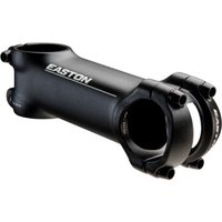 Black Easton EA50 aluminium stem with white logo, four-bolt faceplate, and sleek, matte finish.