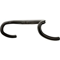Black Easton EC70 AX Di2 road bike handlebars with ergonomic drop and integrated cable routing.