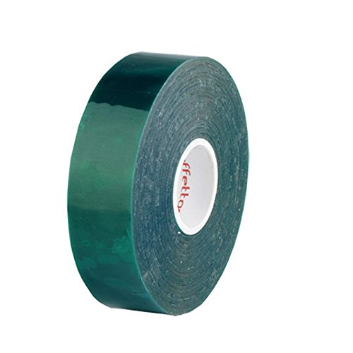 Green, glossy rim tape roll measuring 20.5mm x 8m, designed for tubeless bicycle wheels, featuring a white inner core with "Effetto" branding.