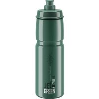 Green Elite Jet water bottle with a sleek design, screw cap, and push-pull spout.