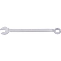 Silver Elora Long Whitworth Combination Spanner, 1/2", with open end and ring end, sleek and polished finish.