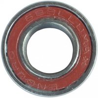 Enduro Bearings 688 LLU MAX, circular metal bearing with red rubber seal and engraved text on outer ring.