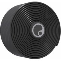Black Ergon Road Bar Tape roll with spiral pattern and logo on the end cap.