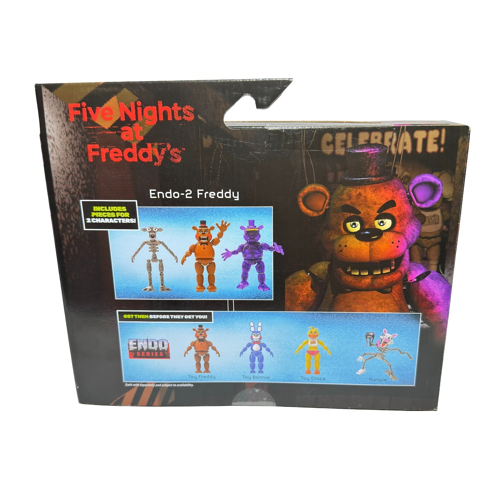 Five Nights At Freddy's Endo Series Toy Freddy Vs VR Freddy 15cm Figure - image 4