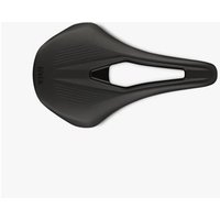 Black Fizik Vento Argo R3 bike saddle with ergonomic cutout and sleek aerodynamic design.