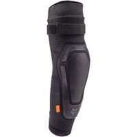 Black Fox Clothing MTB elbow guard with hard shell, mesh fabric, and adjustable straps.