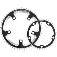 Black and silver FSA Super Road chainring, 52 teeth, 110mm BCD, compatible with Shimano 10/11-speed systems.