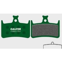 Green Galfer Pro Disc Brake Pads with textured friction surface and branded logo in white text.