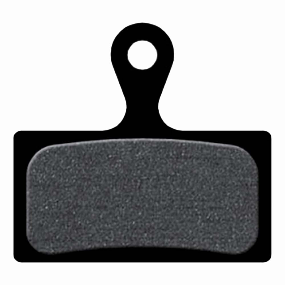 Black brake pad with a curved surface and a circular mounting hole at the top, designed for Galfer Shimano XTR and XT models from 2011 to 2018.