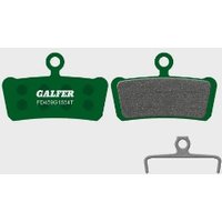 Green Galfer Standard Disc Brake Pads with textured friction surface and metal backing plate.