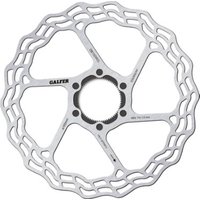 Galfer Wave Centerlock Road Disc Brake Rotor, silver with wavy cutouts and central locking hub.