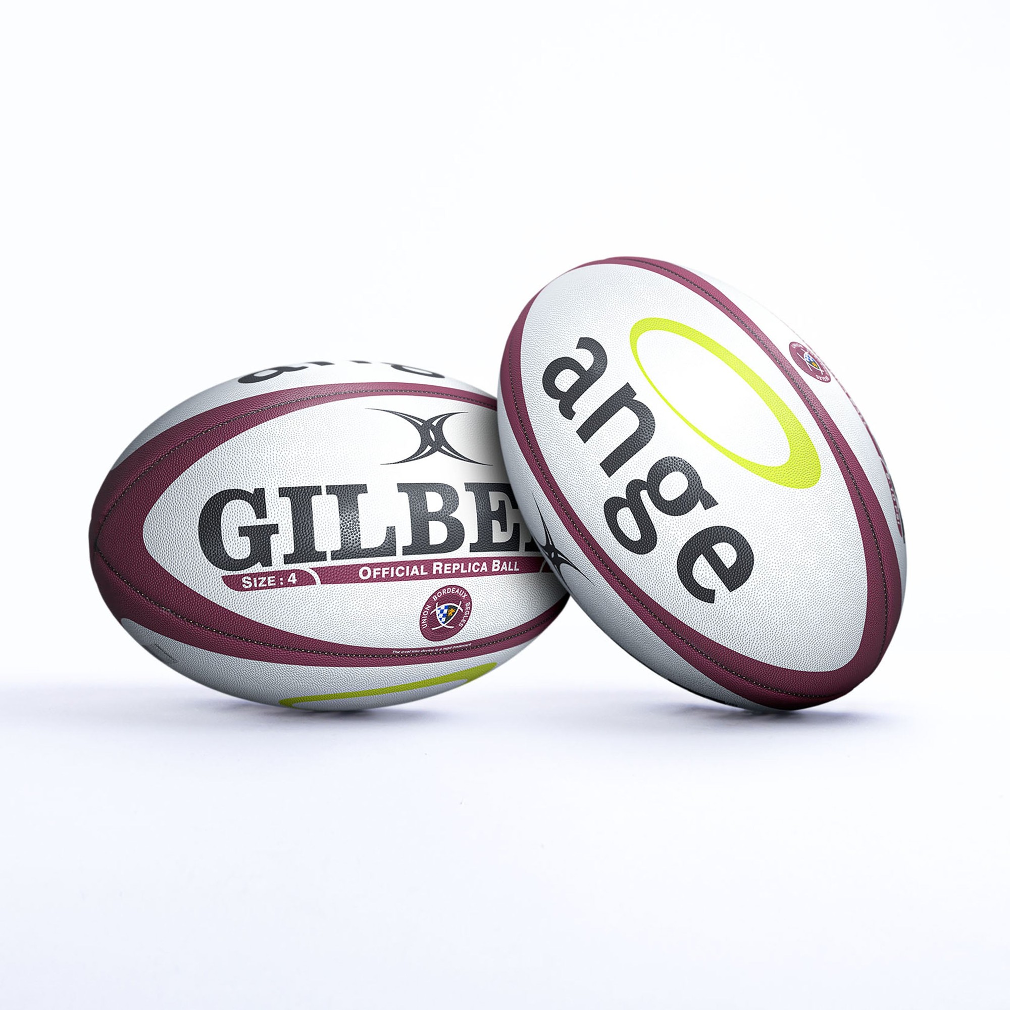 Gilbert Rugby Gilbert Bordeaux Begles Replica Ball - Size: Midi - image 3