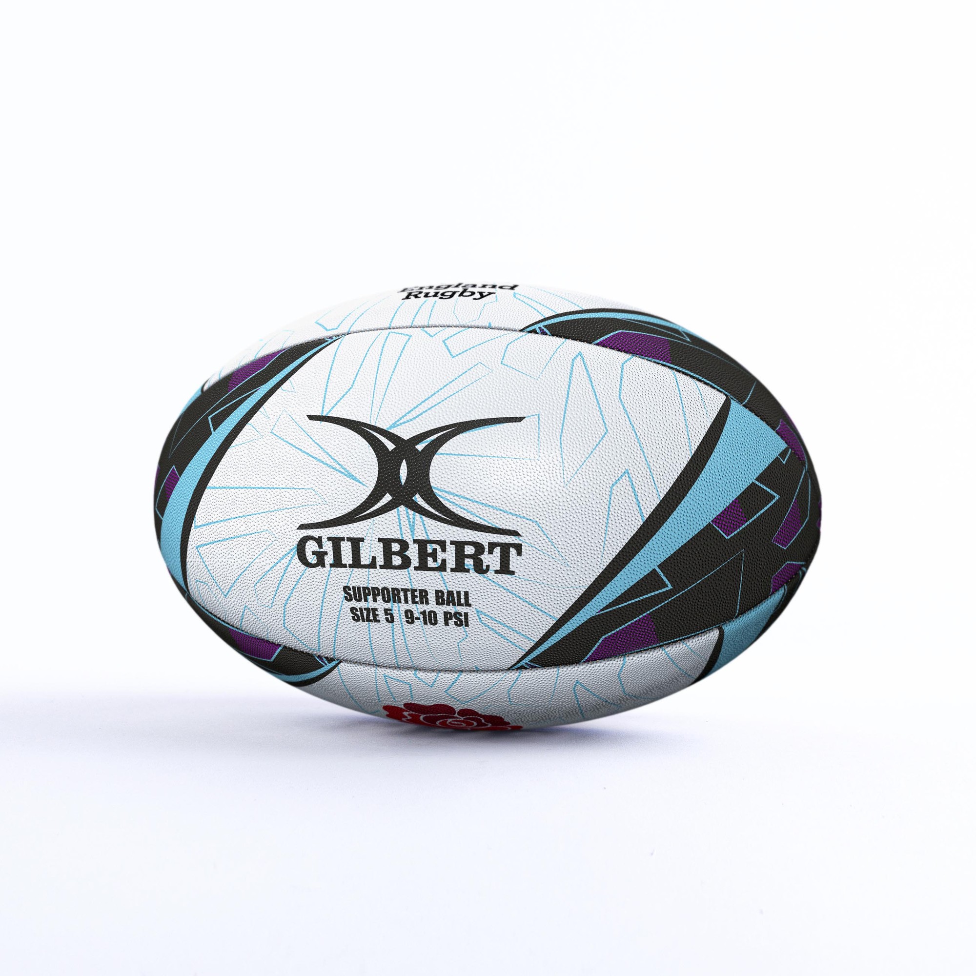 Gilbert Rugby Gilbert England Red Roses Supporter Ball - Away - Size: Sz 5 - Country Colours - image 3
