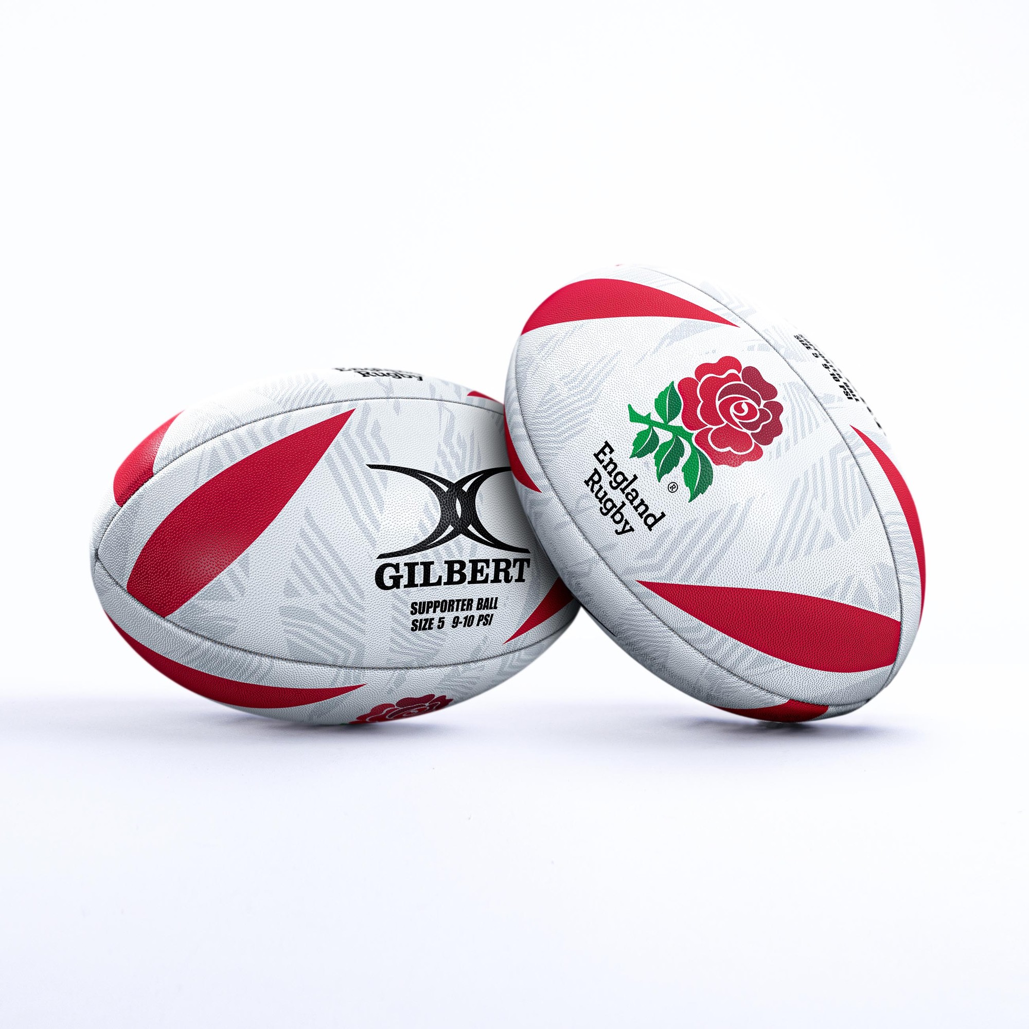 Gilbert Rugby Gilbert Rugby Gilbert England Red Roses Supporter Ball - Home - Country Colours