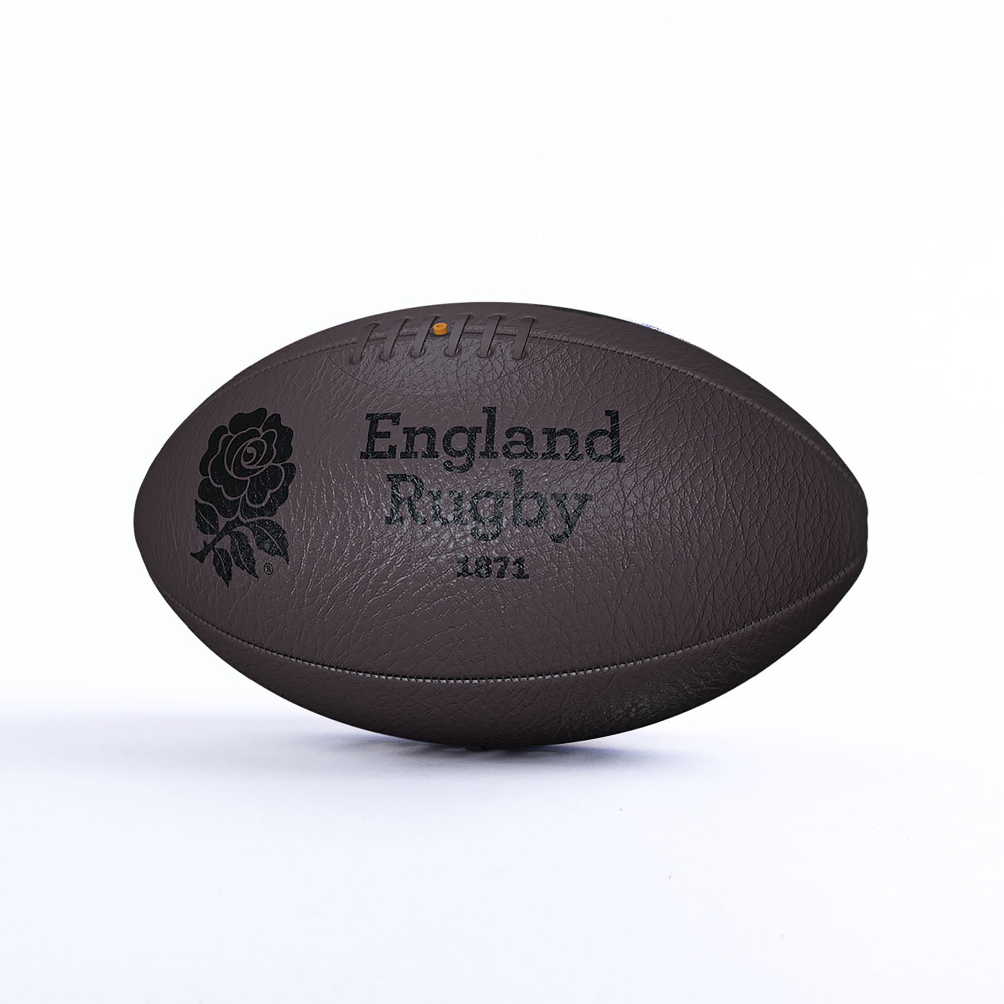 Gilbert Rugby Gilbert England Vintage Ball - Size: Sz 5 - Dark Tan - image 2