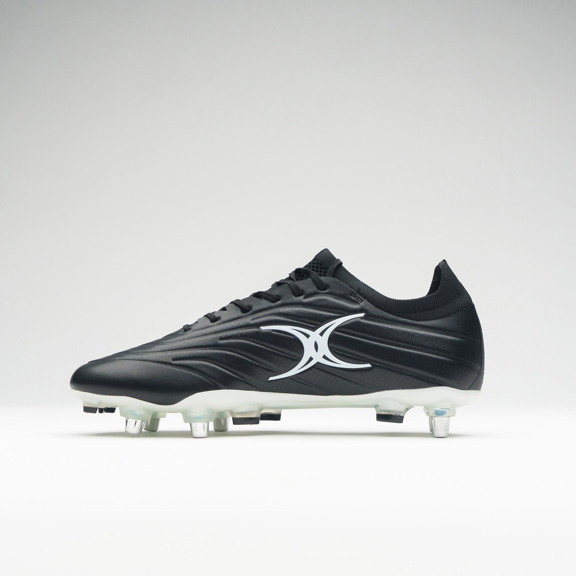 Gilbert Rugby Gilbert Icon X 6 Stud Boots - Junior - Size: UK 4.5 | EU 37.5 - Black - image 2