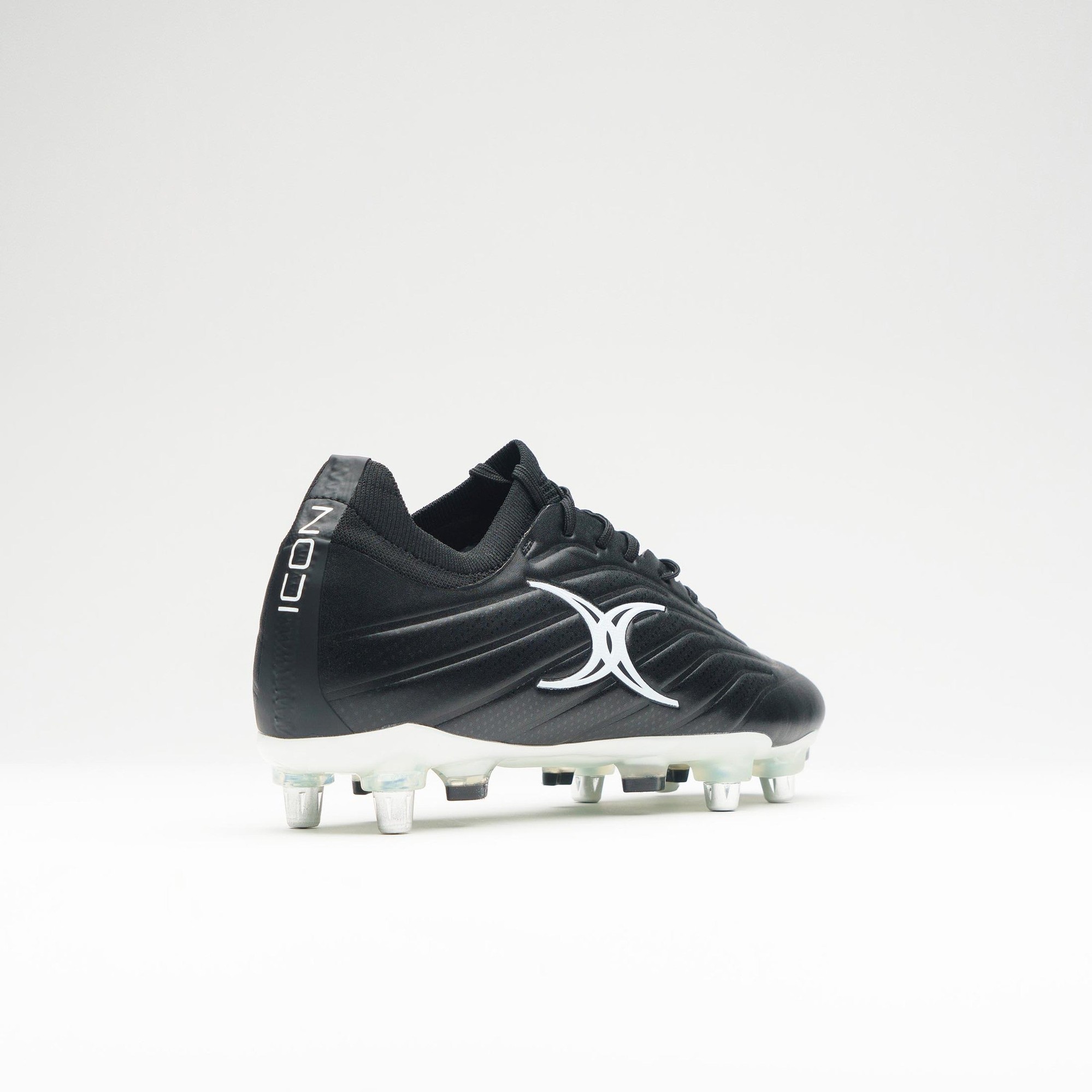 Gilbert Rugby Gilbert Icon X 6 Stud Boots - Junior - Size: UK 4.5 | EU 37.5 - Black - image 3
