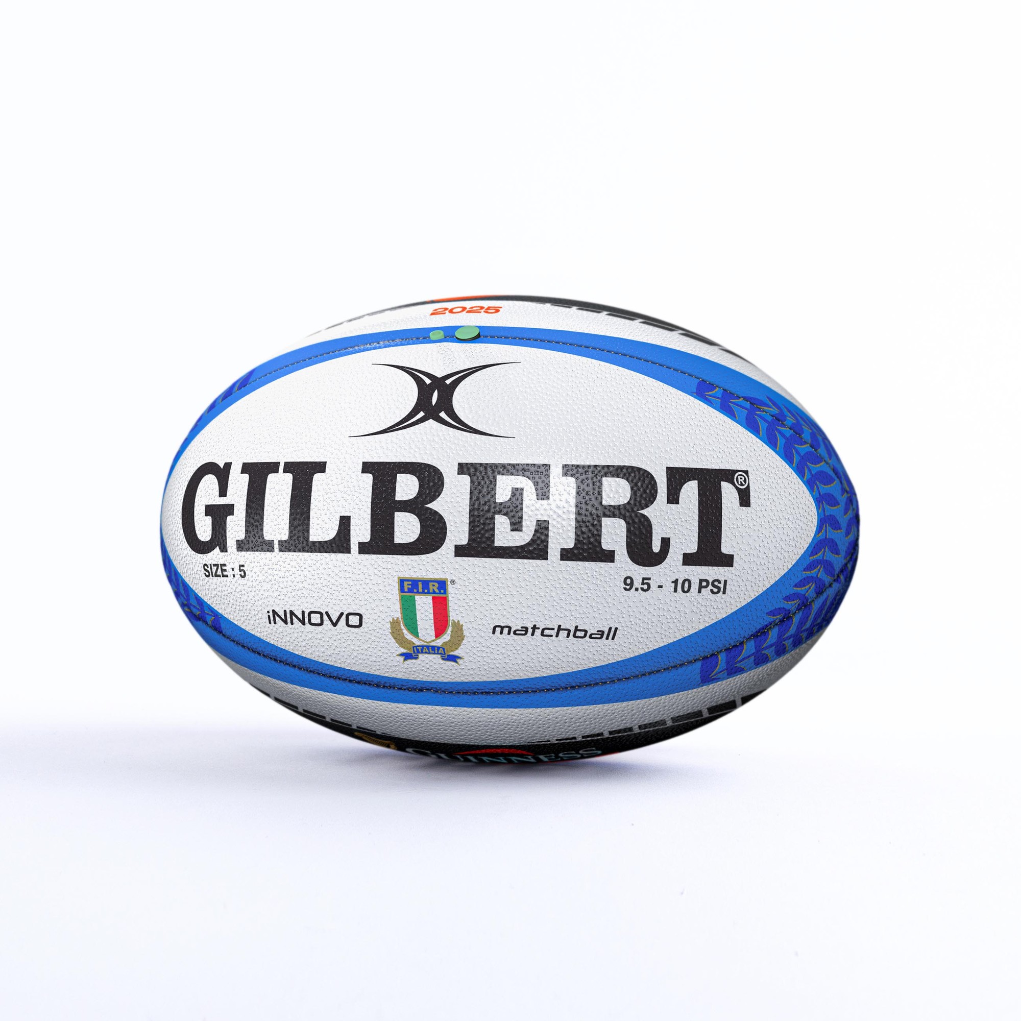 Gilbert Rugby Gilbert Italy Guinness Six Nations 2025 iNNOVO Match Ball - Size: Sz 5 - Country Colours - image 3