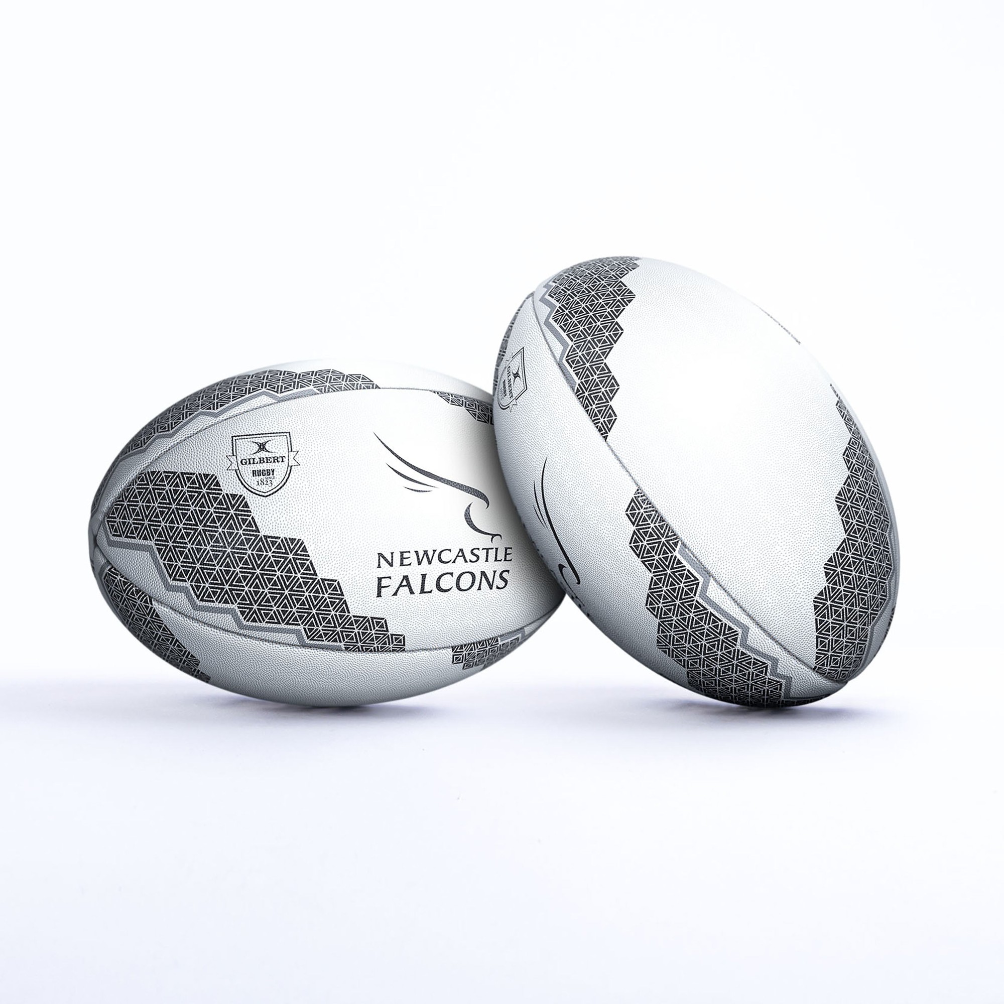 Gilbert Rugby Gilbert Newcastle Falcons Supporter Ball - Size: Sz 5 - image 3