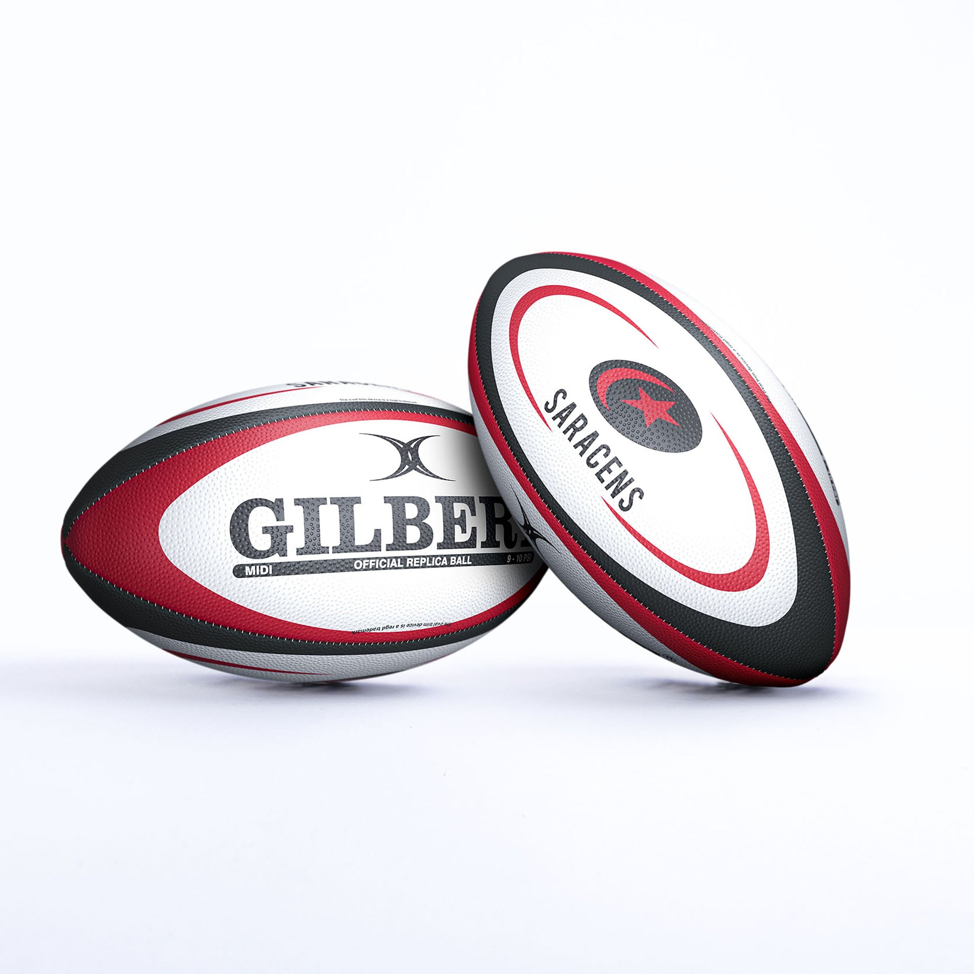 Gilbert Rugby Gilbert Saracens Replica Ball - Size: Mini - image 3