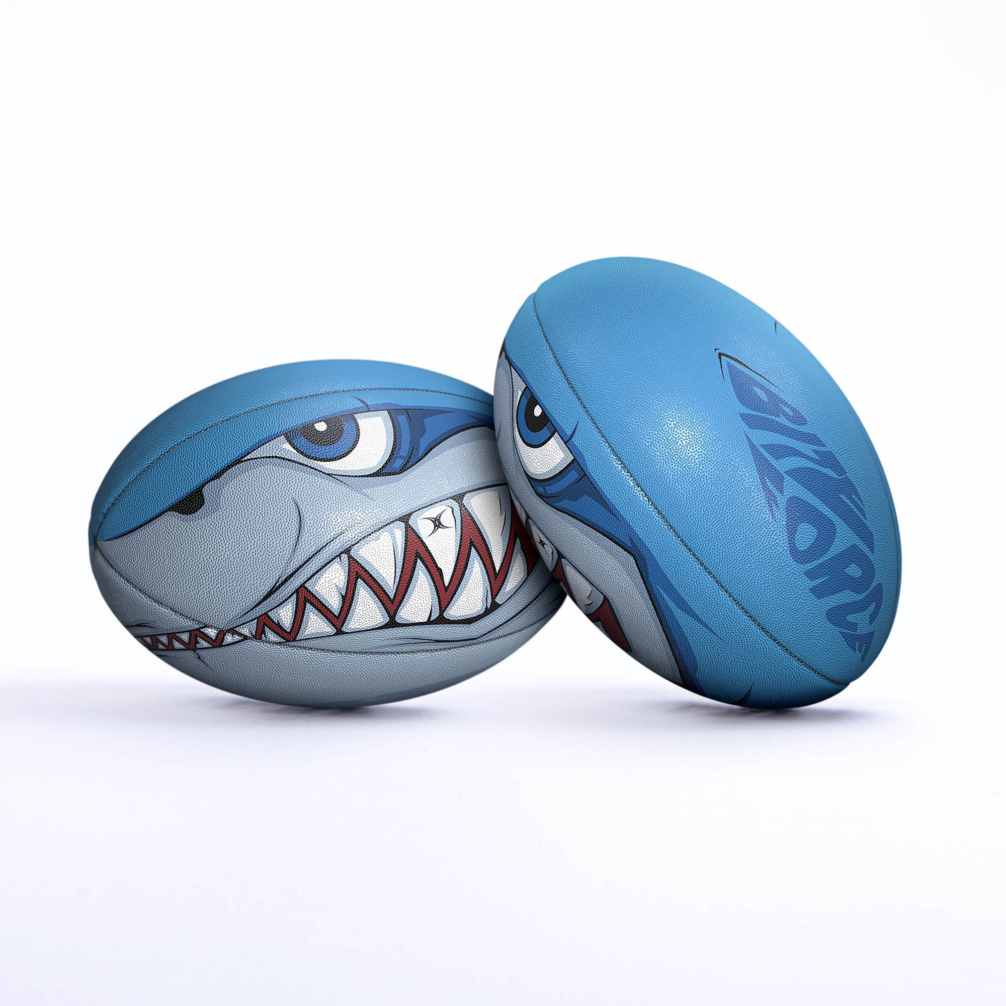 Gilbert Rugby Gilbert Shark Leisure Ball - Size: Sz 3 - image 3