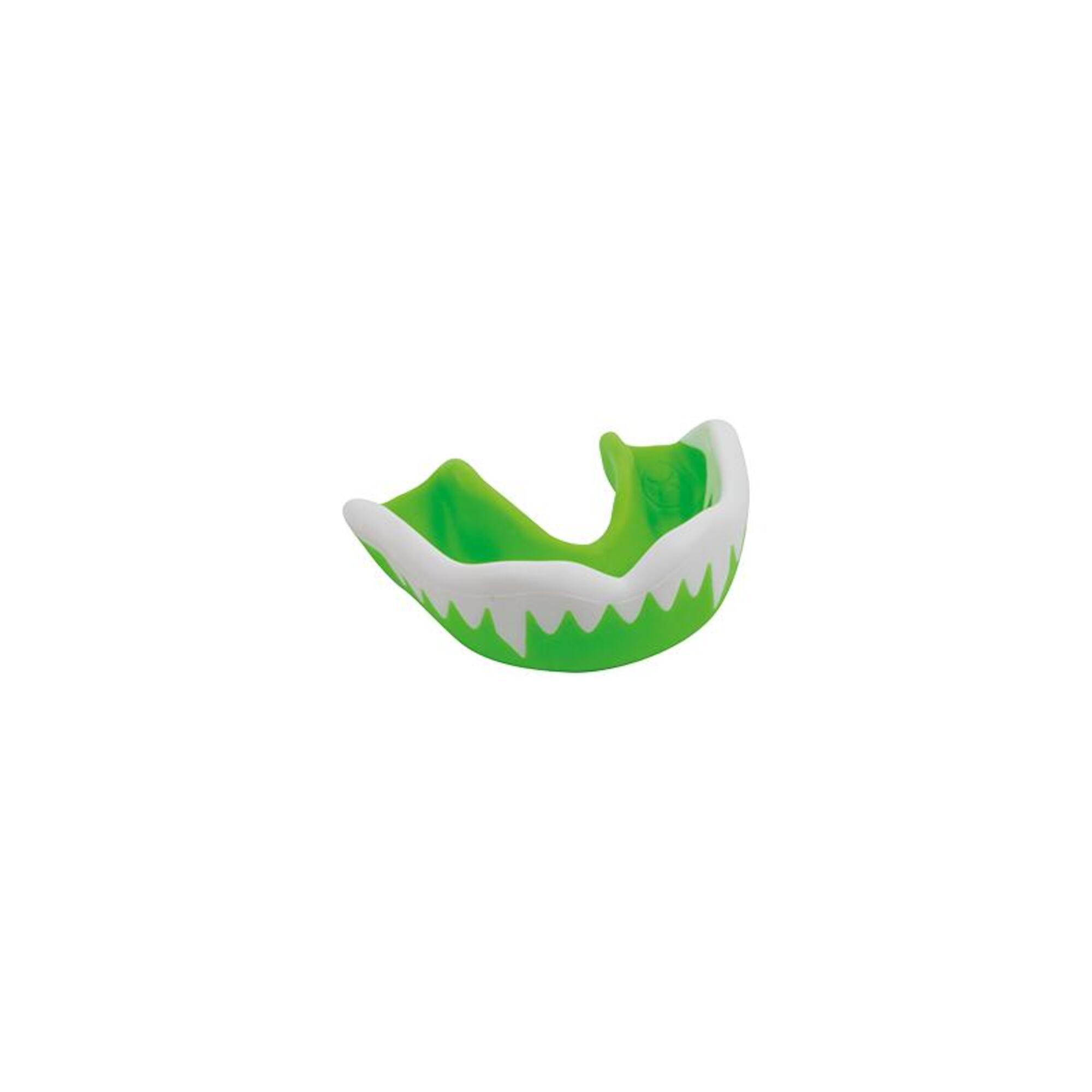 Gilbert Rugby Gilbert Synergie Viper Mouthguard - Size: Senior - Green / White - image 2