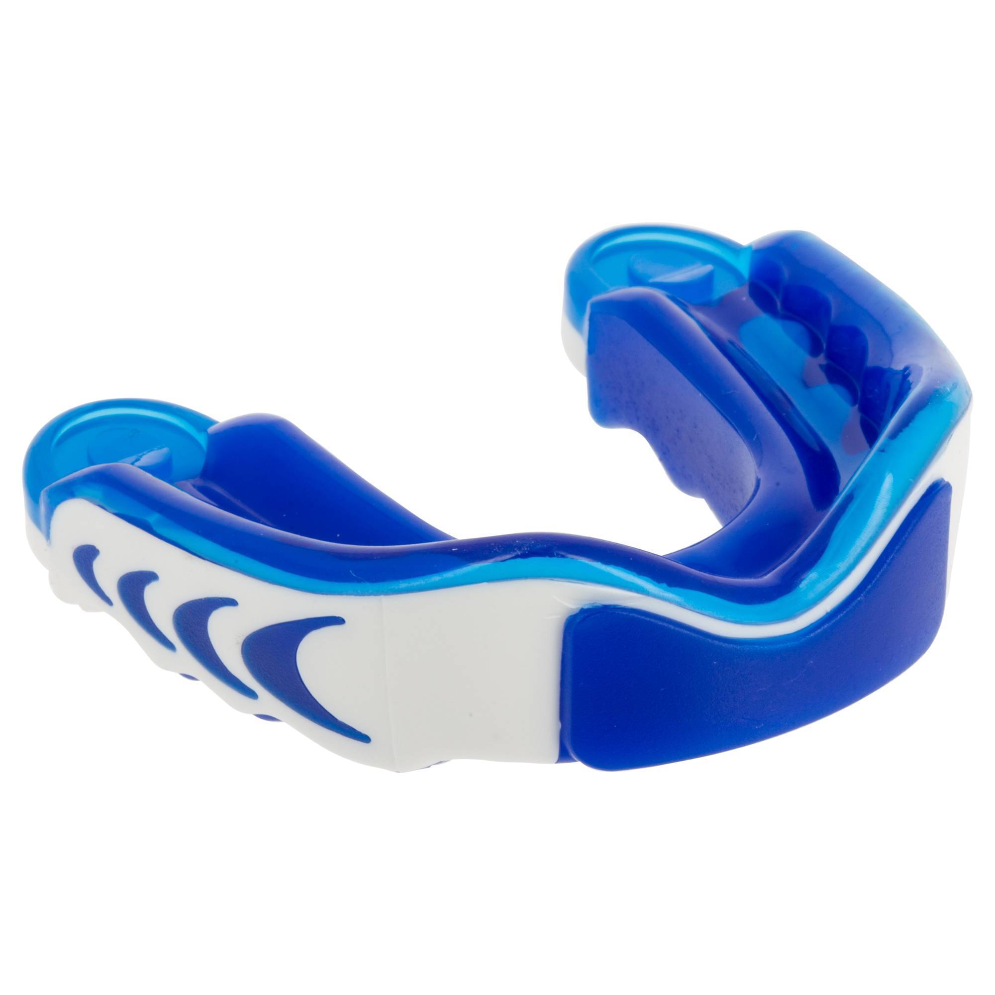 Black and green Gilbert Rugby Virtuo 3DY mouthguard featuring a contoured design for comfort and protection, made from durable material with a sleek finish.