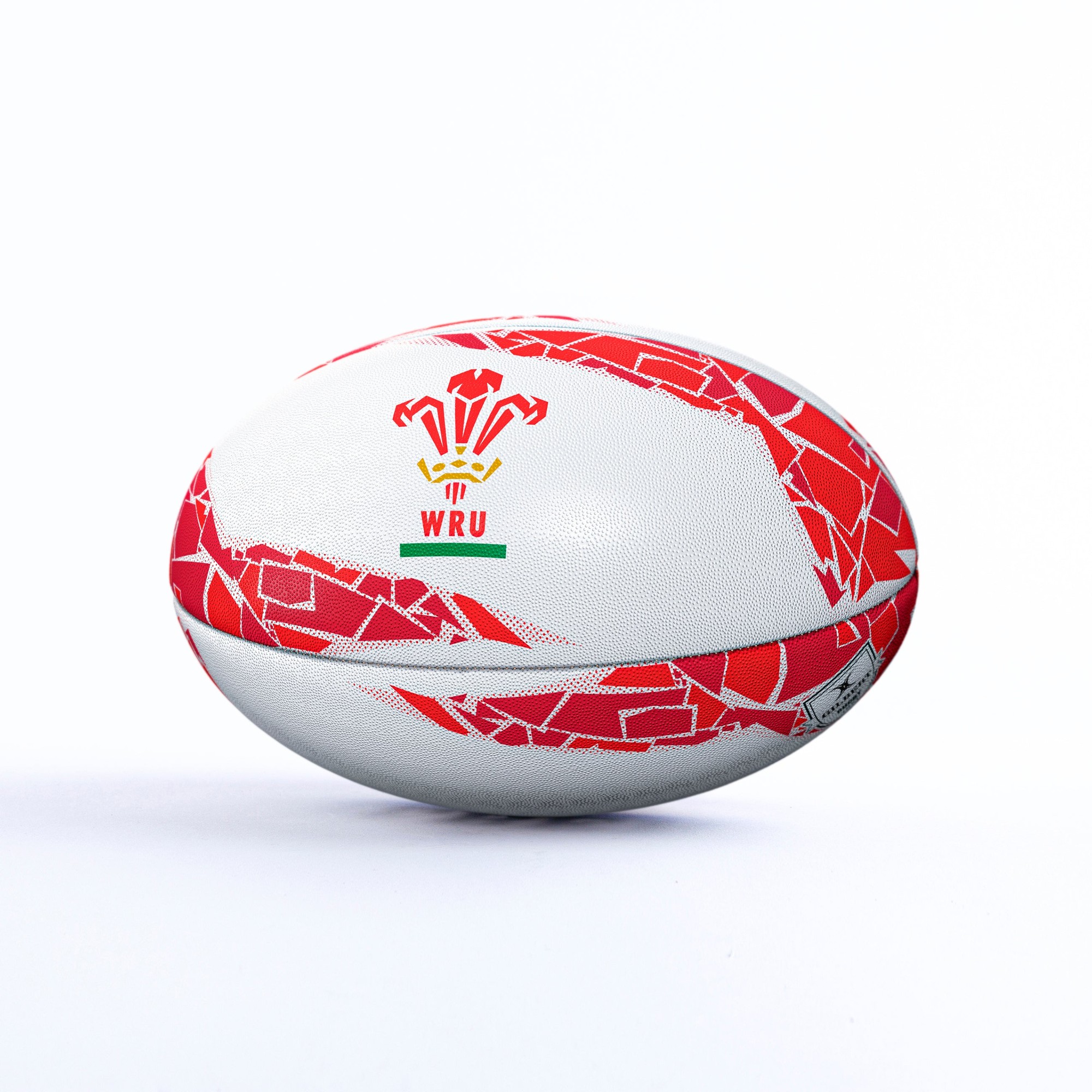Gilbert Rugby Gilbert Wales Supporter Ball - Size: Sz 5 - Country Colours - image 2