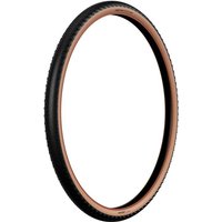 Goodyear For Zipp XPLR Tubeless Tyre, 700 x 45, black tread with tan sidewalls, designed for gravel and adventure cycling.