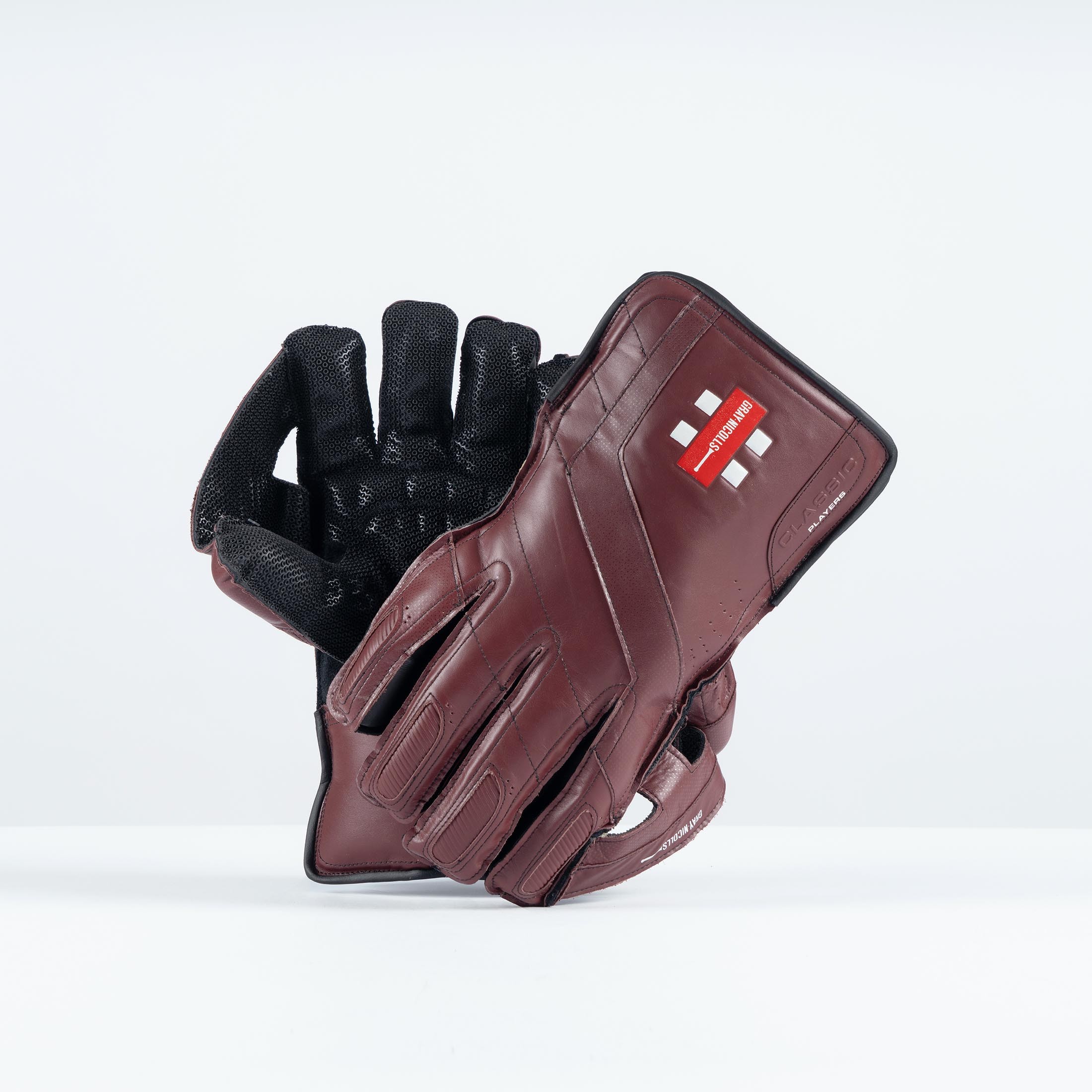 Gray-Nicolls Classic Players Edition Adult Wicketkeeping Glove - Maroon - White - image 4