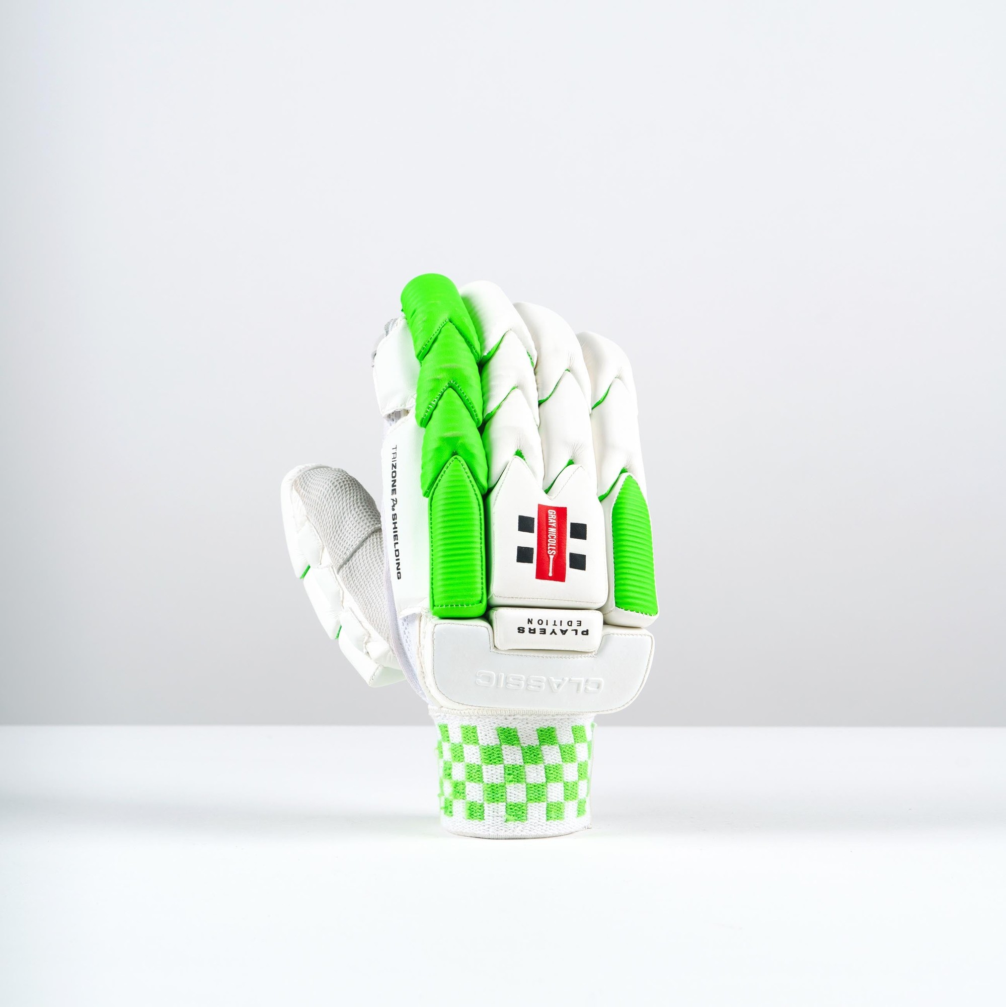 Gray-Nicolls Classic Players Edition Batting Gloves - Size: LH - Youth - Green - image 2