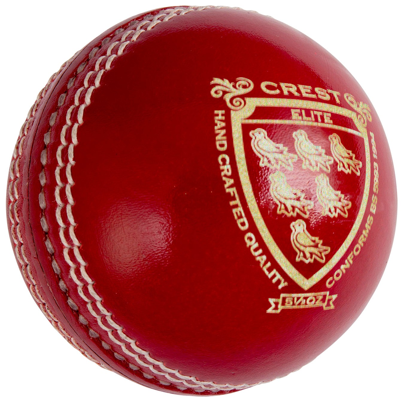Gray-Nicolls Crest Elite Cricket Ball - Size: 156g - Red - image 2