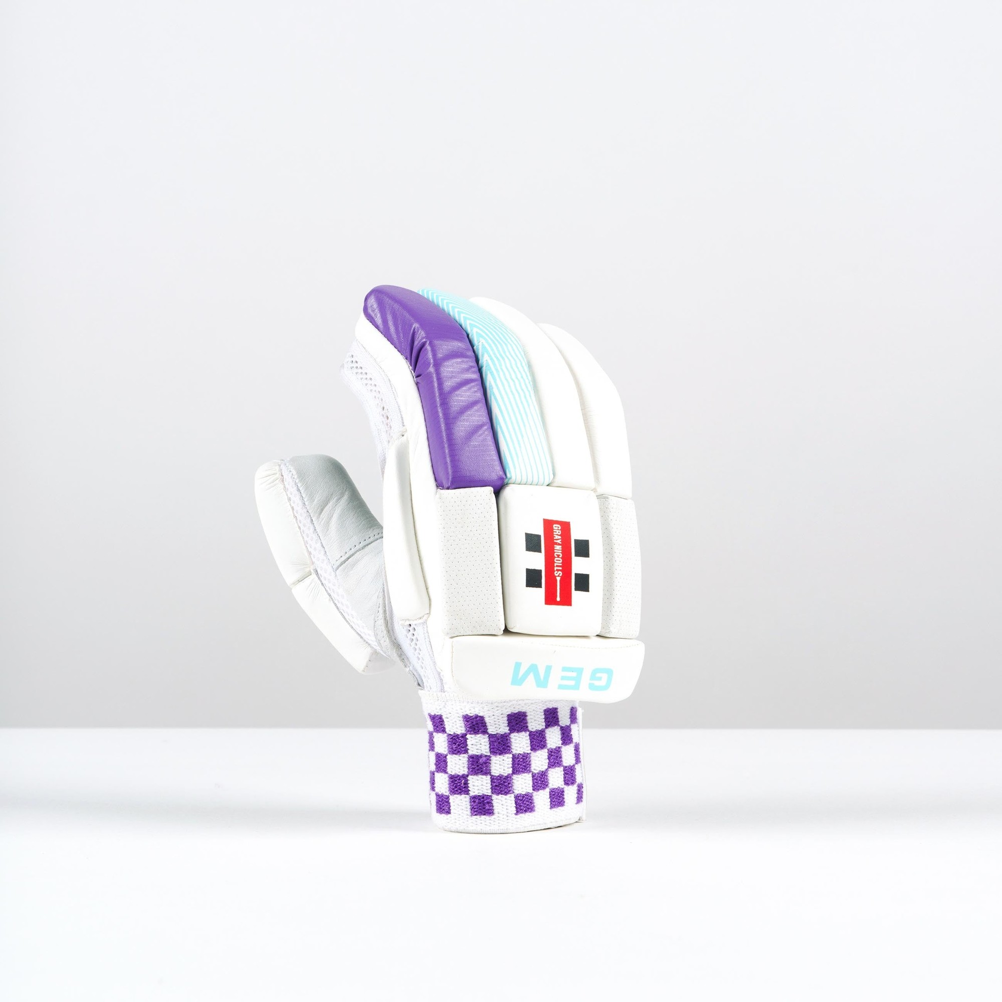 Gray-Nicolls GEM 2.1 250 Batting Gloves - Size: LH - Gem - White - image 2