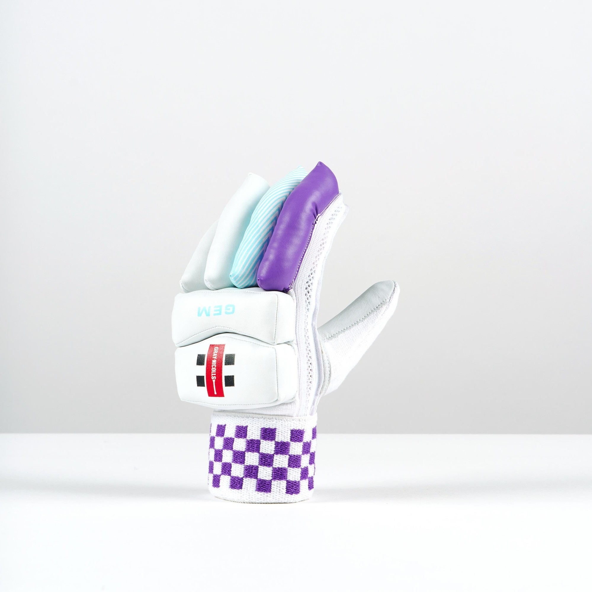 Gray-Nicolls GEM 2.1 Power Batting Gloves - Size: RH - Youth - White - image 4