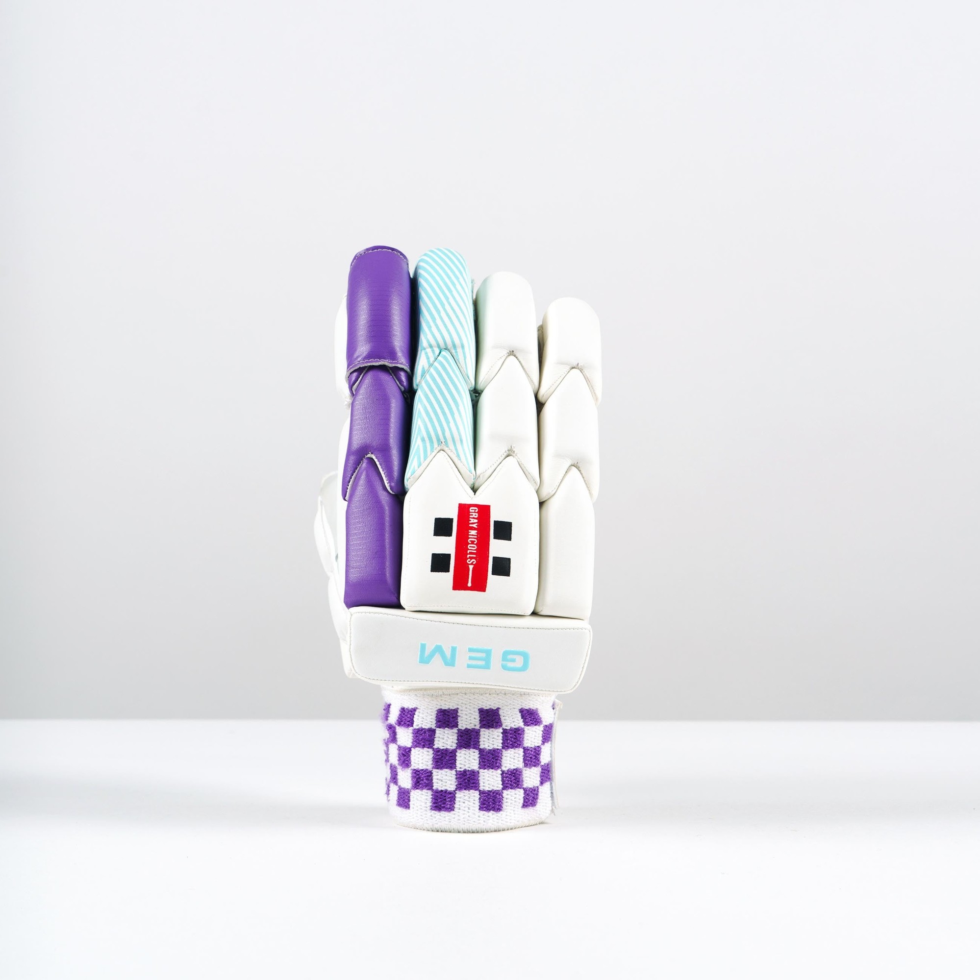 Gray-Nicolls GEM 2.1 Pro Performance Batting Gloves - Size: RH - Gem - White - image 2
