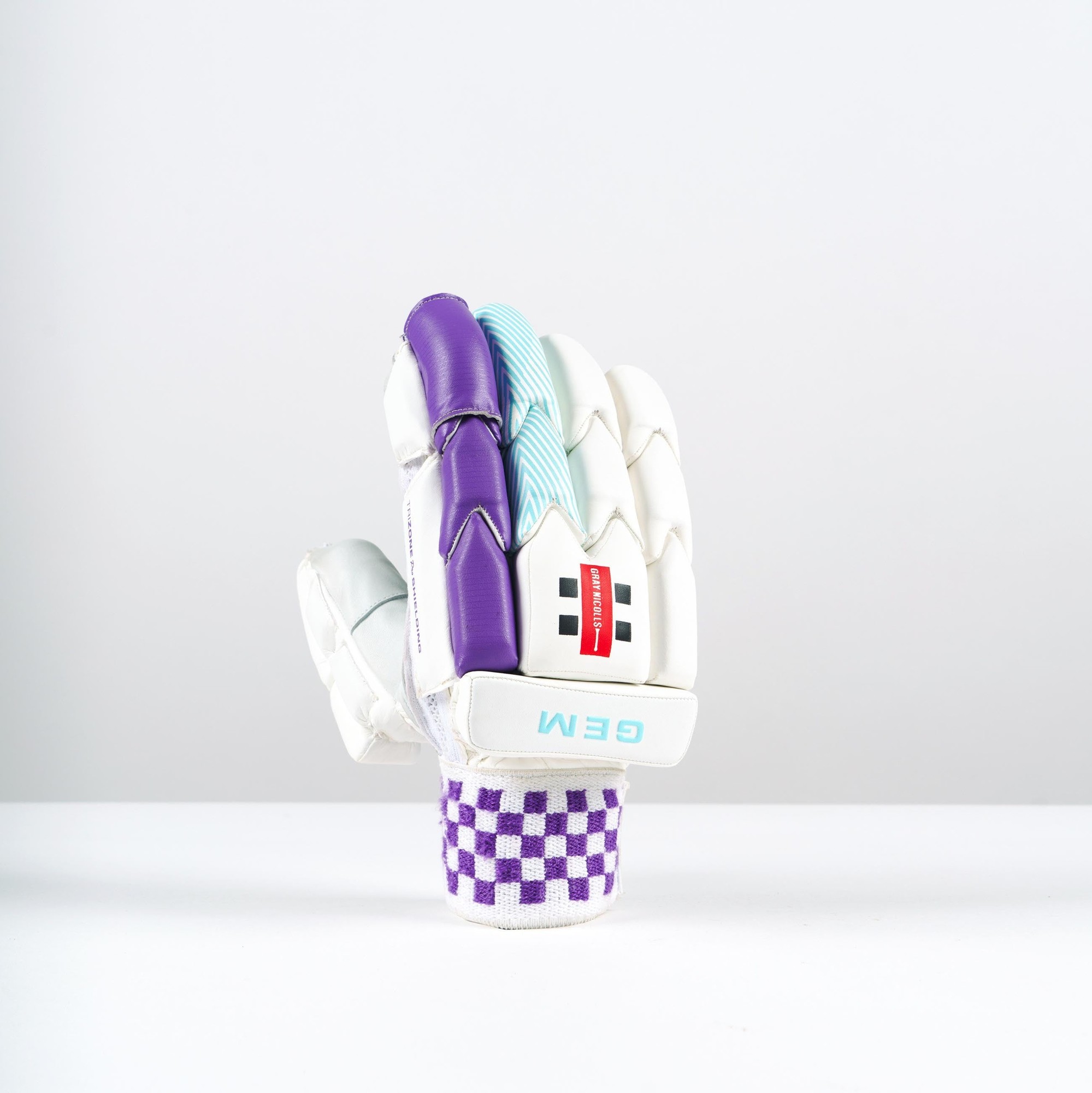 Gray-Nicolls GEM 2.1 Pro Performance Batting Gloves - Size: RH - Gem - White - image 3