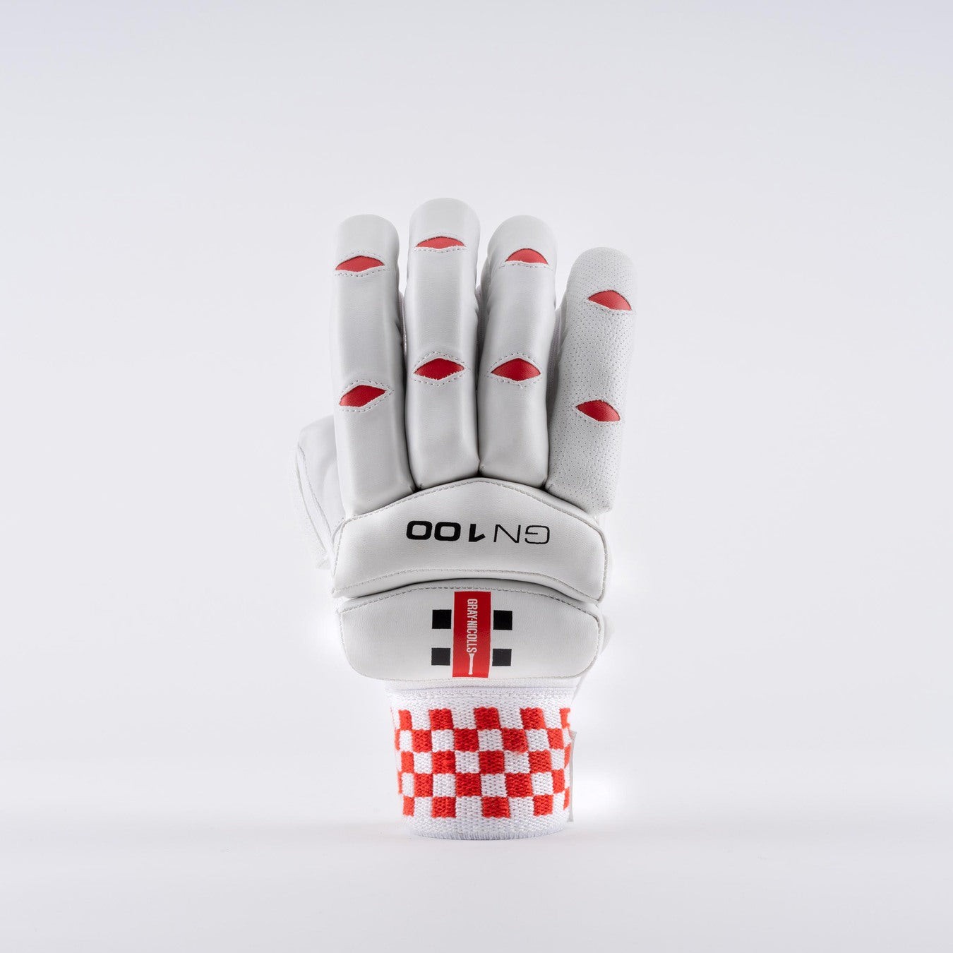 Gray-Nicolls GN100 Batting Gloves - Size: LH - Small Junior - White - image 3
