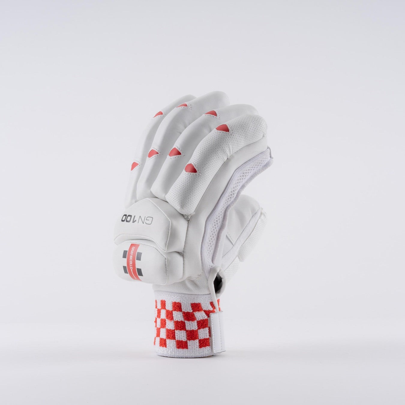 Gray-Nicolls GN100 Batting Gloves - Size: LH - Small Junior - White - image 4