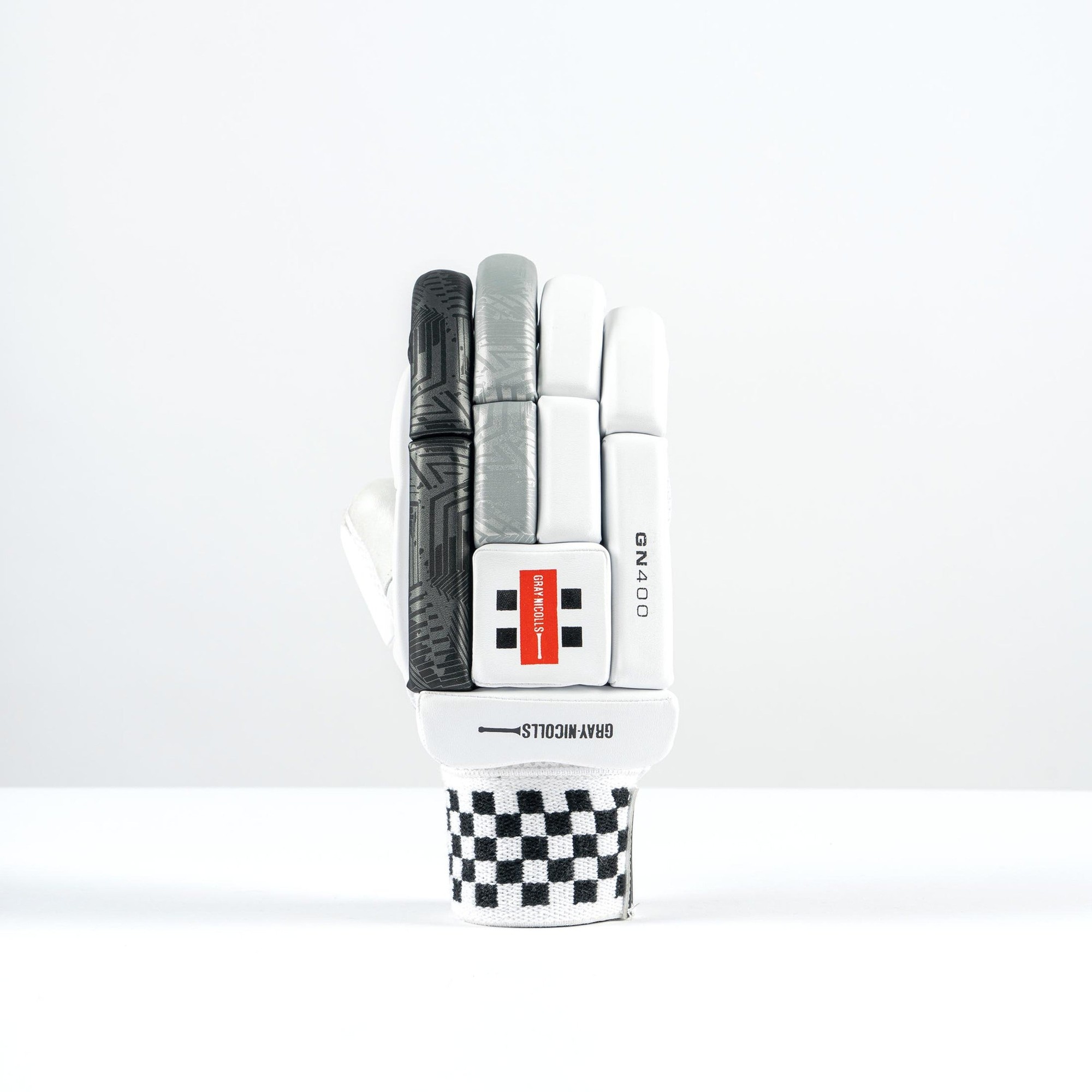Gray-Nicolls GN400X Adult Batting Gloves - Size: RH - Gem - White - image 2