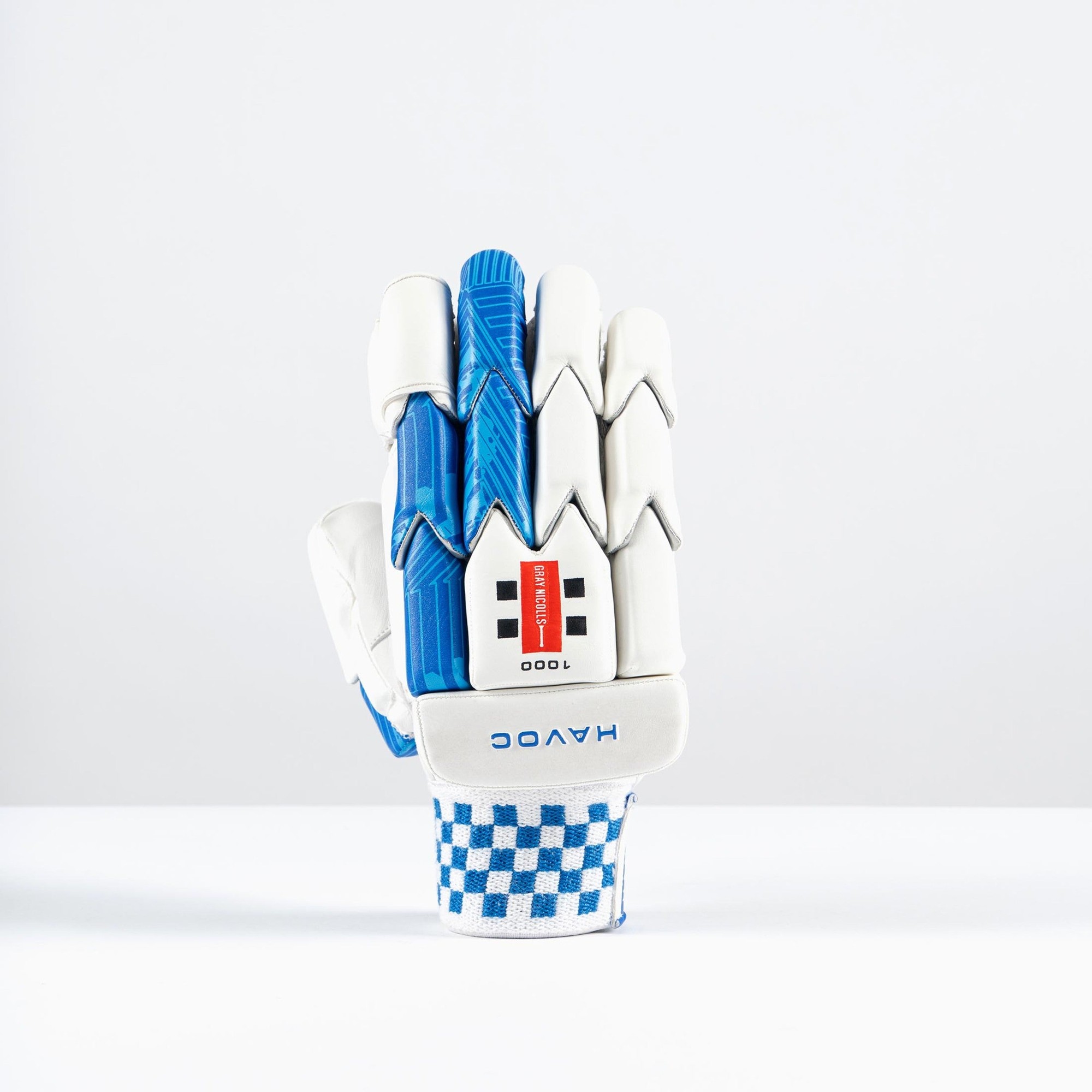 Gray-Nicolls Havoc 1.0 1000 Adult Batting Gloves - Size: LH - Small - White - image 3