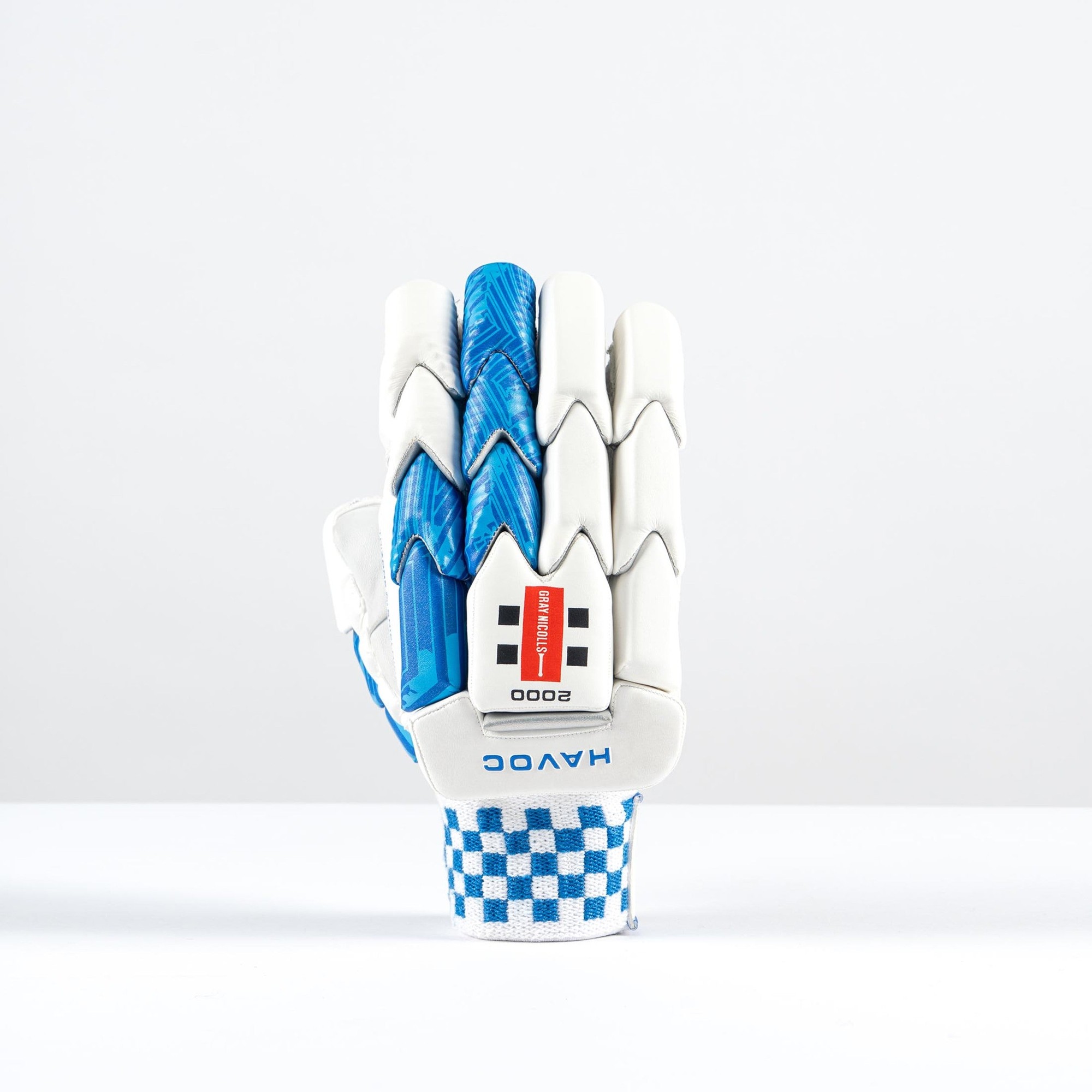 Gray-Nicolls Havoc 1.0 2000 Adult Batting Gloves - Size: LH - Small - White - image 2