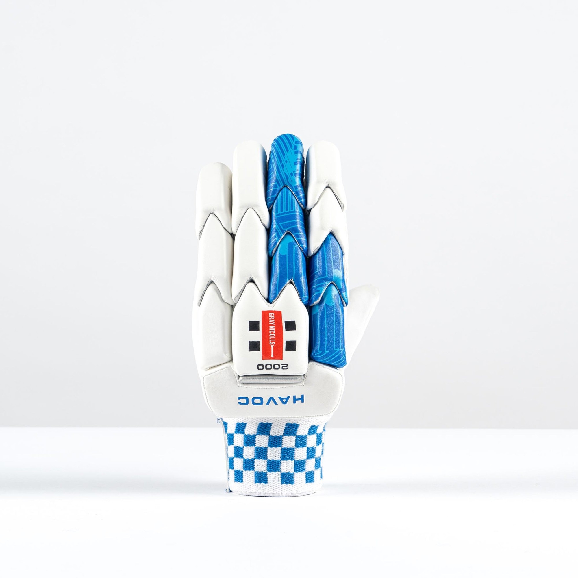 Gray-Nicolls Havoc 1.0 2000 Adult Batting Gloves - Size: LH - Small - White - image 5