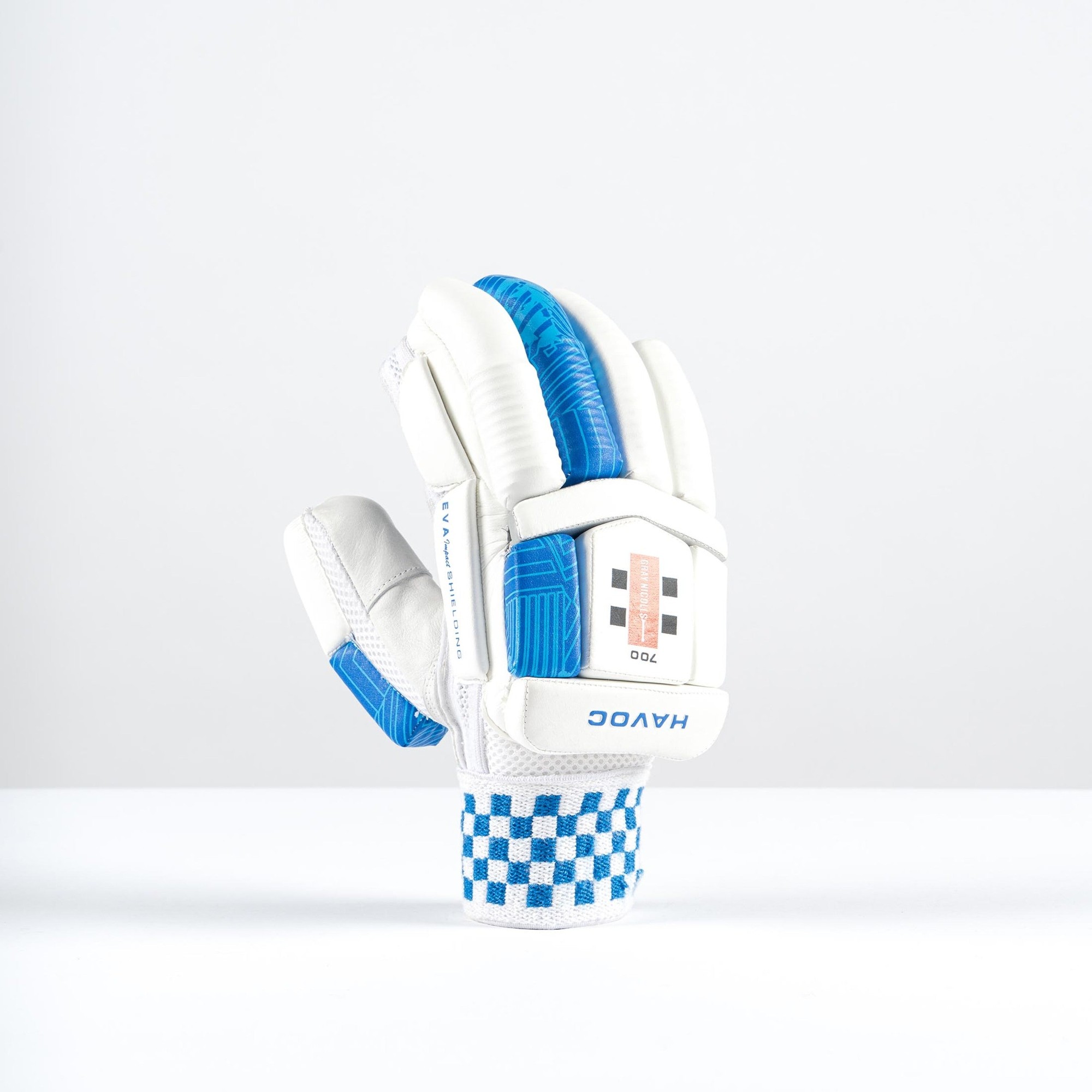 Gray-Nicolls Havoc 1.0 700 Adult Batting Gloves - Size: RH - Small - White - image 2
