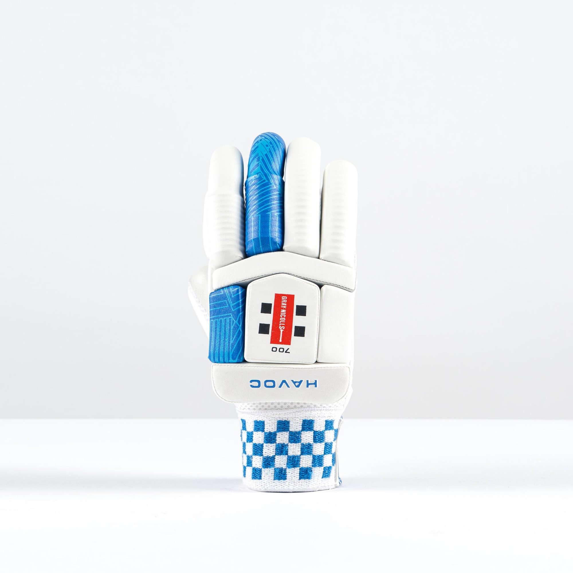 Gray-Nicolls Havoc 1.0 700 Adult Batting Gloves - Size: RH - Small - White - image 3